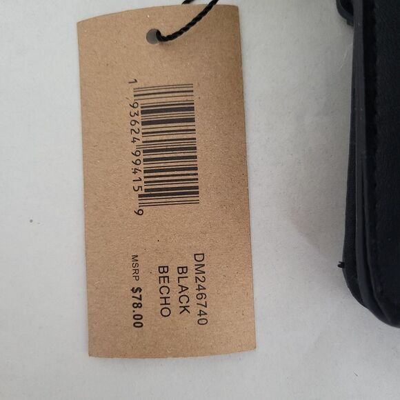 NEW Steve Madden Becho Shoulder Bag Black Leather Aztec Tribal Southwestern - Picture 6 of 9